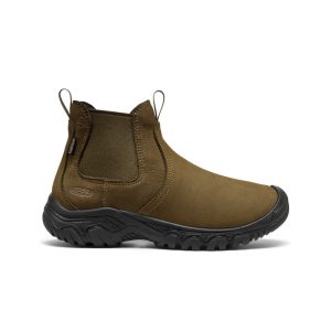 Women's Greta II Waterproof Chelsea  |  Dark Olive/Black