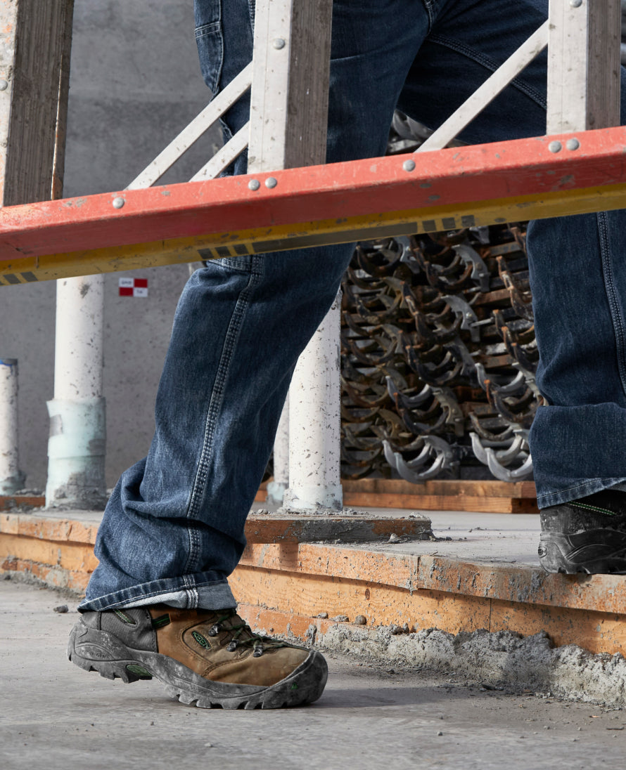 Men's Pittsburgh Energy 6 Waterproof Boot (Carbon Toe)  |  Cascade Brown/Greener Pastures - Image 8