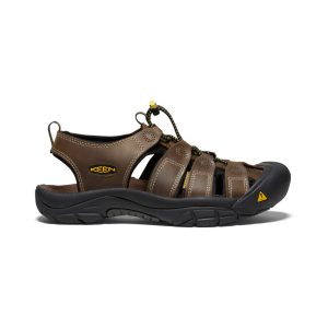 Men's Newport Leather Sandal Wide  |  Bison